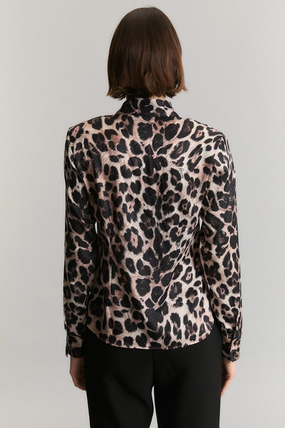 CAMISA FIERCE LEOPARD-KOSIUKO marron s