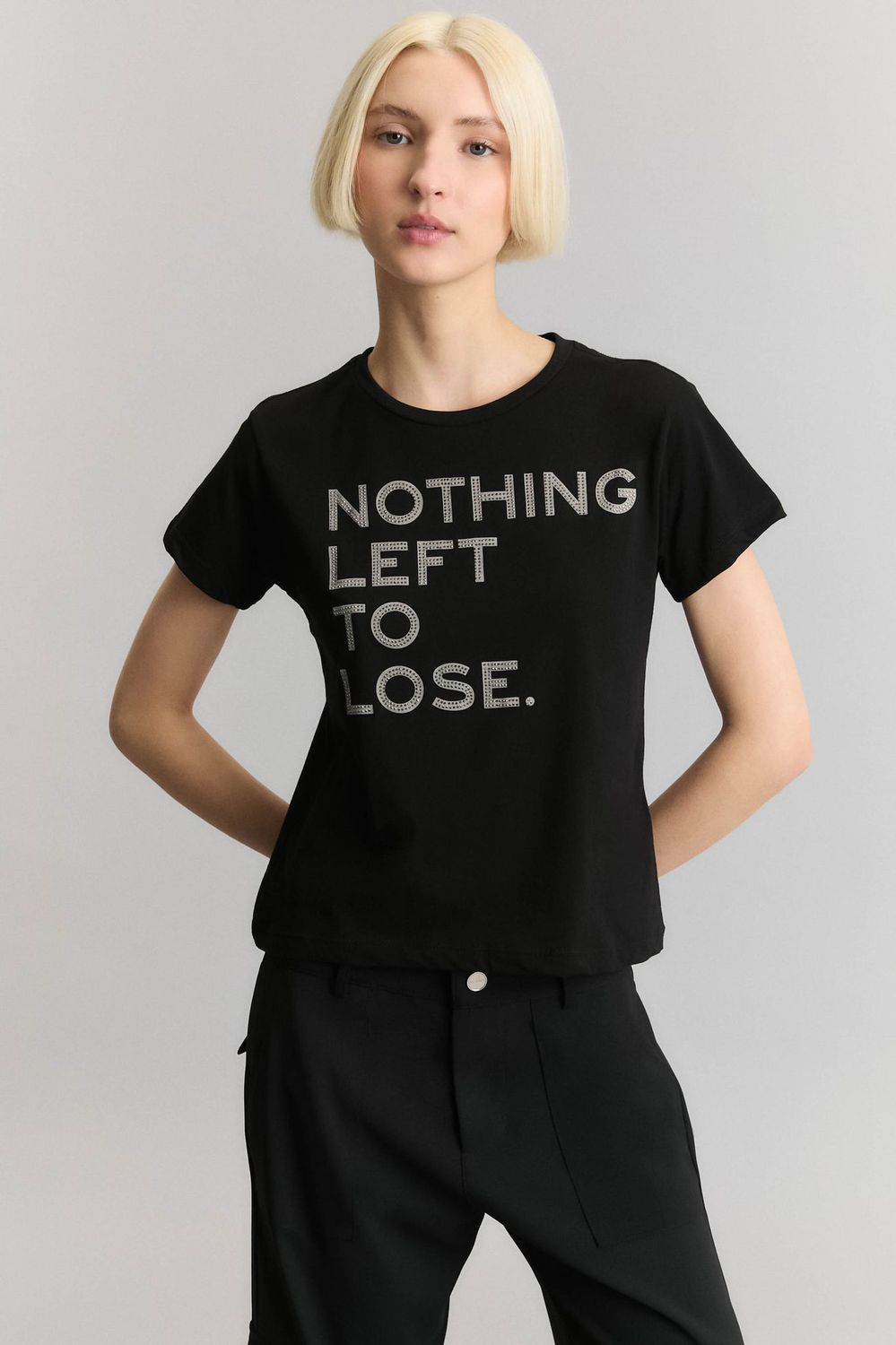 REMERA NOTHING LEFT TO LOSE-KOSIUKO negro xs