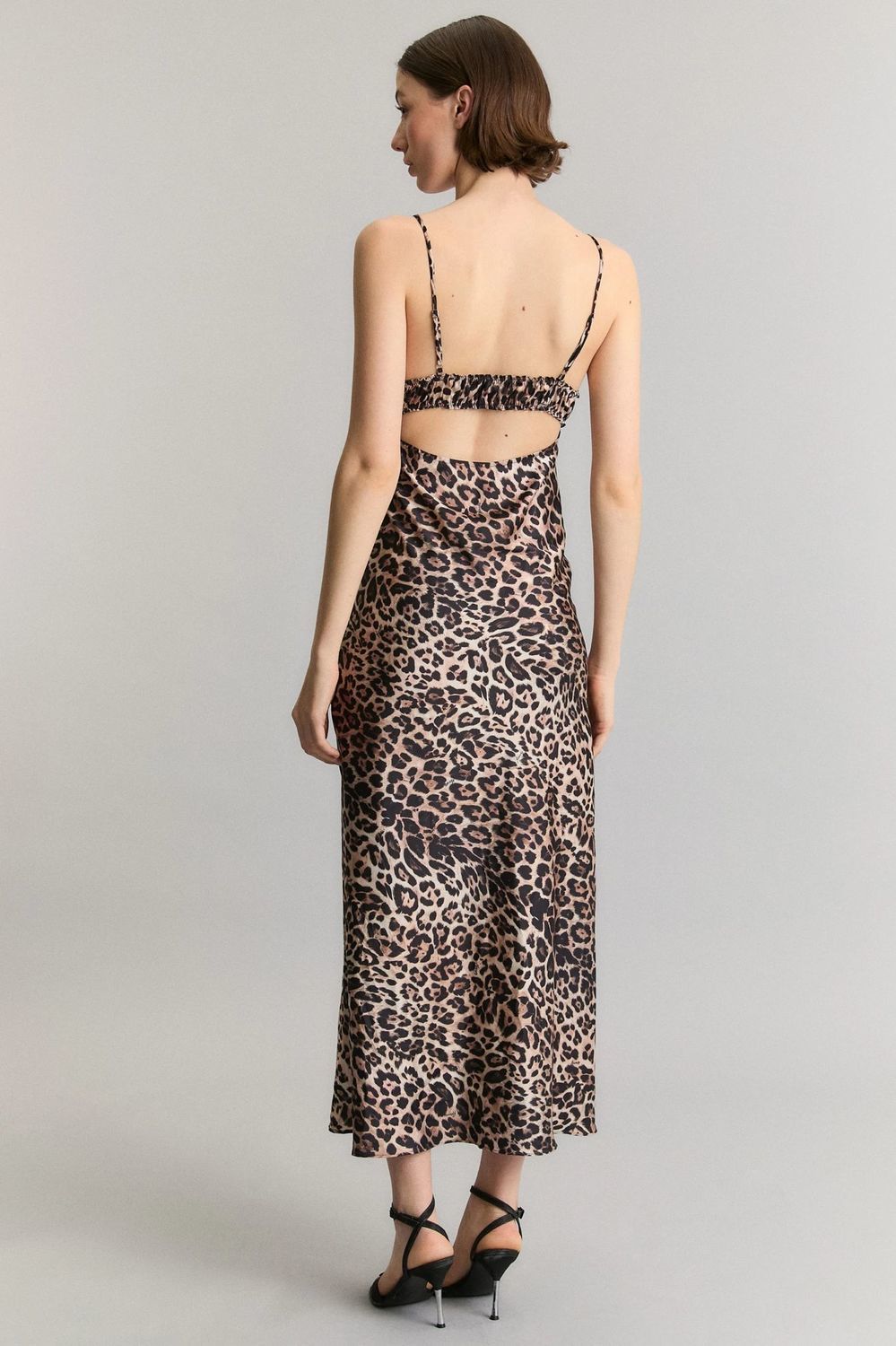 VESTIDO FIERCE LEOPARD KSK - KOSIUKO negro xs