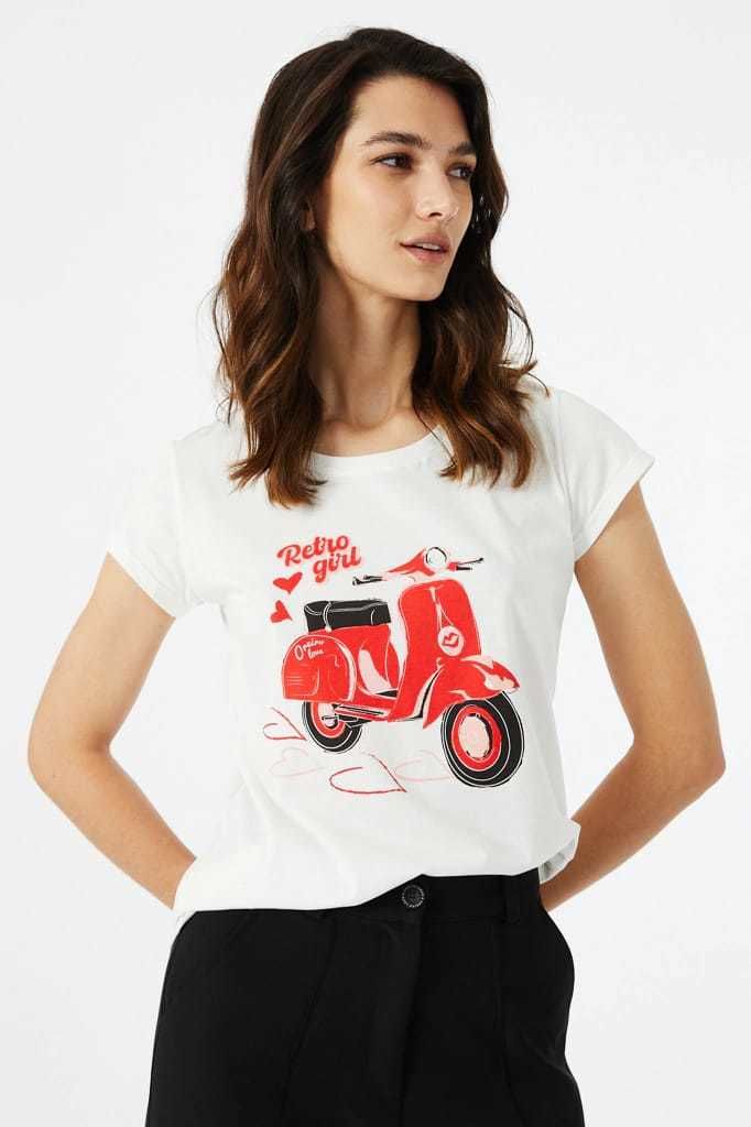 REMERA LOVE STORY blanco m