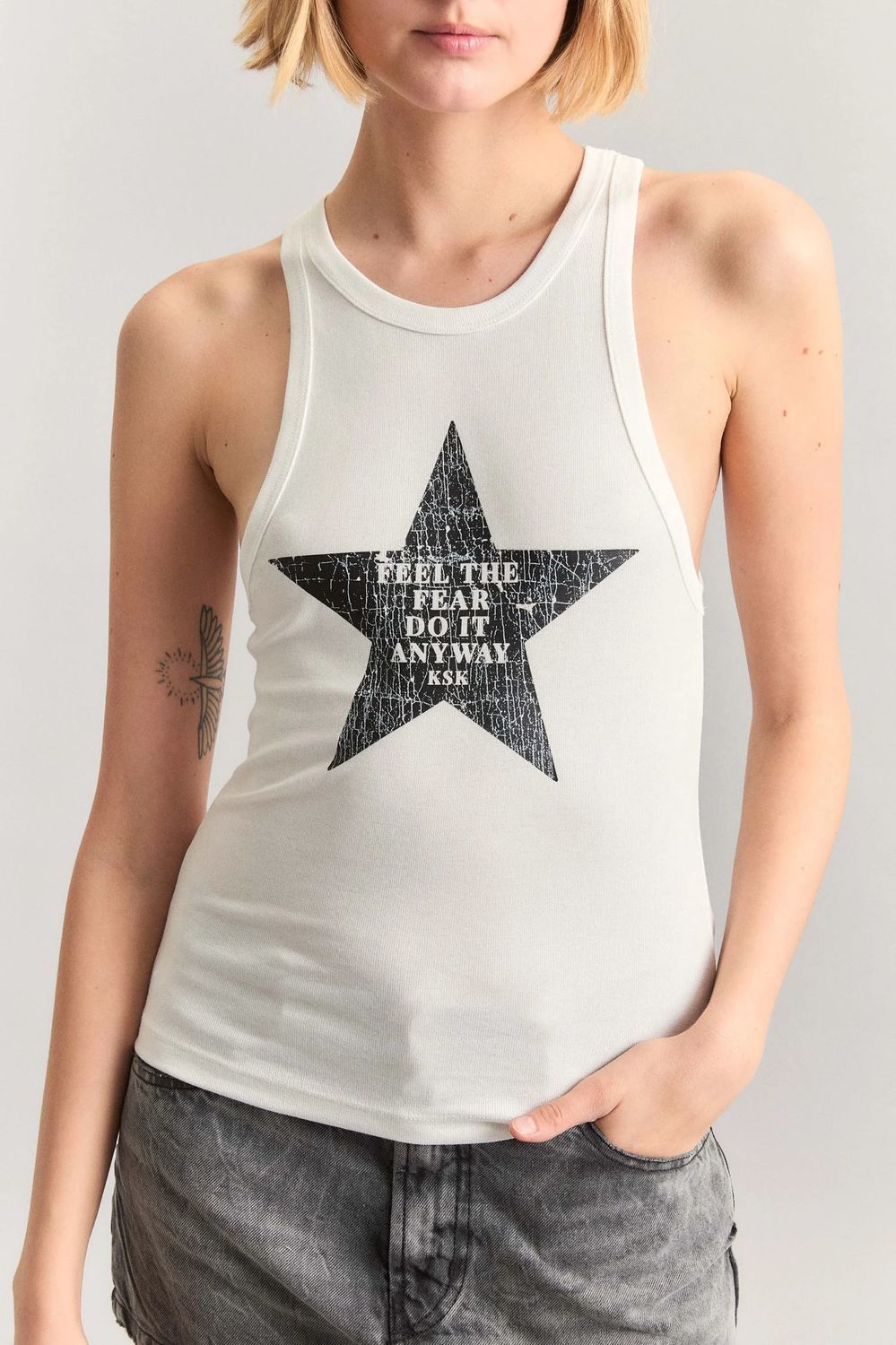 MUSCULOSA DO IT ANYWAY - KOSIUKO blanco m